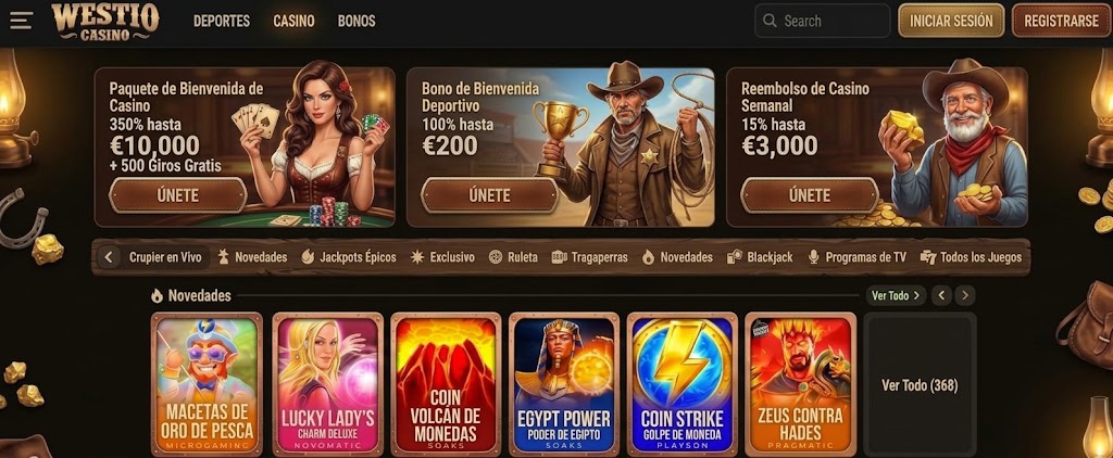 A vibrant display of various online casino games, showcasing slots, poker, and table games in an engaging layout.